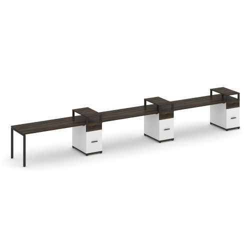 Бенч-система на 3 места с 3 опорными тумбами Concept CN.ORS-464 фото 9 Бенч-система на 3 места с 3 опорными тумбами Concept CN.ORS-464 фото 9