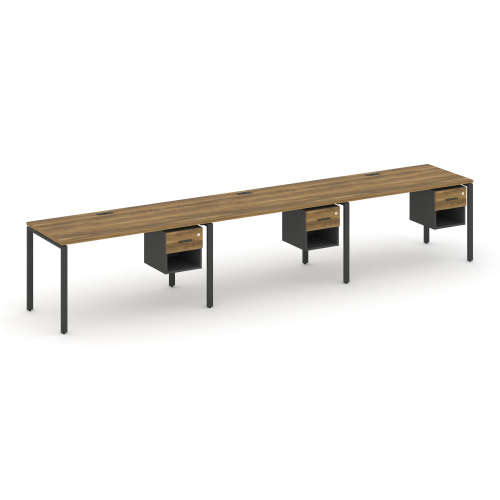 Бенч-система на 3 места с подвесными тумбами Concept CN.ORS-138 Бенч-система на 3 места с подвесными тумбами Concept CN.ORS-138