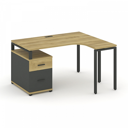 Стол эргономичный с опорной тумбой Concept CN.SA-302(R)