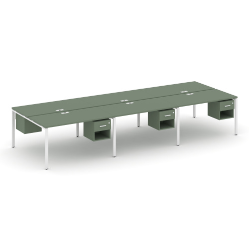 Бенч-система на 6 мест с подвесными тумбами Concept CN.DRS-157 Бенч-система на 6 мест с подвесными тумбами Concept CN.DRS-157