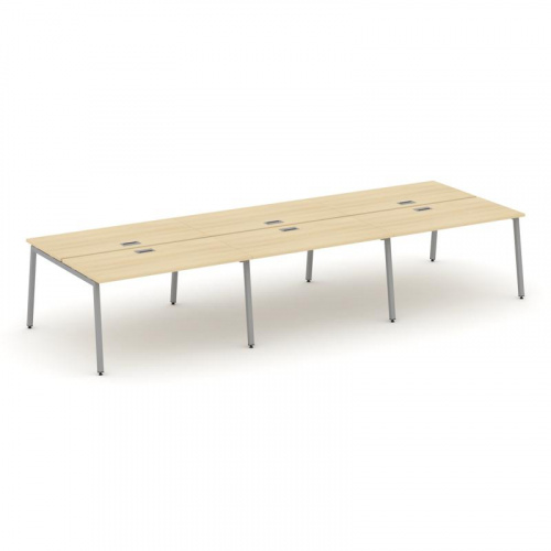 Style Project Рабочая станция 2-х сторон. SN-4A.DRS-064 Антрацит/Металл Белый 4740*1232*750 фото 10