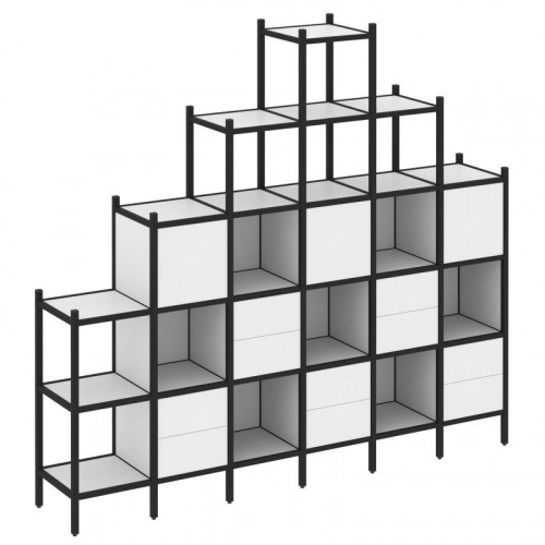 Стеллаж офисный прямой Loft VR.L-24 фото 8 Стеллаж офисный прямой Loft VR.L-24 фото 8