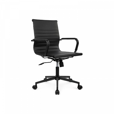 Кресло офисное Hugo RCH 6002-2SEB Black (Экокожа)