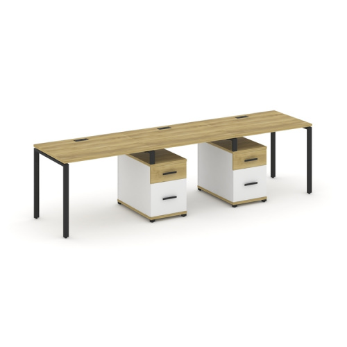 Бенч-система на 3 места с 2 опорными тумбами Concept CN.ORS-337 фото 6