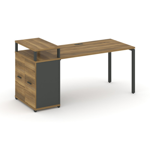 Стол офисный с опорным распашным шкафом Concept CN.SP-221