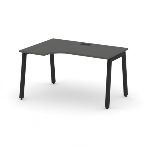 Style Project Стол рабочий эргоном. SN-5A.SPA-001(L) Дуб Наварра/Металл Антрацит 1380*600/980*750 фото 5 Style Project Стол рабочий эргоном. SN-5A.SPA-001(L) Дуб Наварра/Металл Антрацит 1380*600/980*750 фото 5