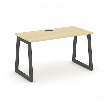 Style Project Стол письменный SN-5T1.SP-023 Акация Лорка/Металл Антрацит/Заглушка Пластик Черный 138