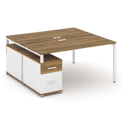 Бенч-система на 2 места с опорной тумбой Concept CN.DRS-308 фото 7