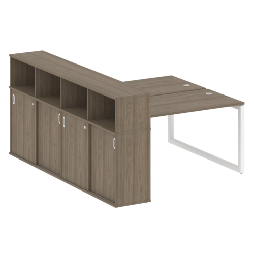 Бенч-система с шкафом-купе на О-обр. м/к Metal System Quattro 50БО.РС-СШК-4.3 фото 3 Бенч-система с шкафом-купе на О-обр. м/к Metal System Quattro 50БО.РС-СШК-4.3 фото 3