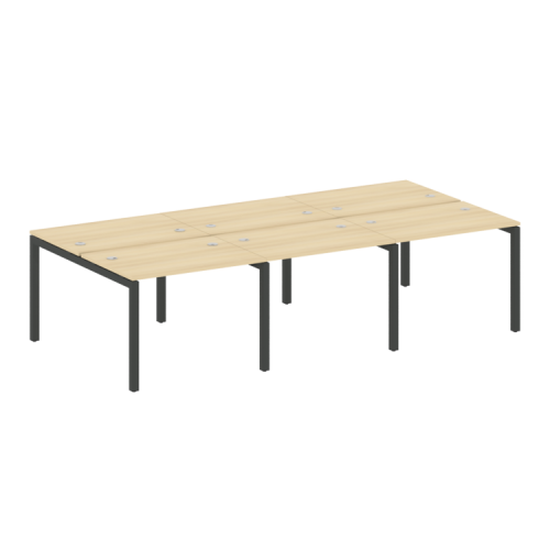 Бенч-система на 6 рабочих мест на П-обр. м/к Metal System Quattro 50БП.СМ-6.1 фото 15