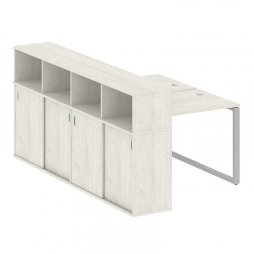 Бенч-система с шкафом-купе на О-обр. м/к Metal System БО.РС-СШК-4.1 Бенч-система с шкафом-купе на О-обр. м/к Metal System БО.РС-СШК-4.1