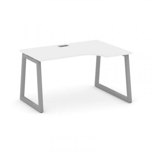 Style Project Стол рабочий эргоном. SN-5T1.SPA-022(R) Акация Лорка/Металл Антрацит/Заглушка Пластик фото 16