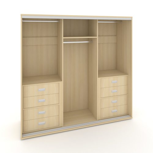 Корпус 3-х секционного шкафа низкого L=2519мм Maris SH.K3-7.2 K5 Корпус 3-х секционного шкафа низкого L=2519мм Maris SH.K3-7.2 K5