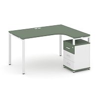 Стол эргономичный с опорной тумбой Concept CN.SA-307(R)