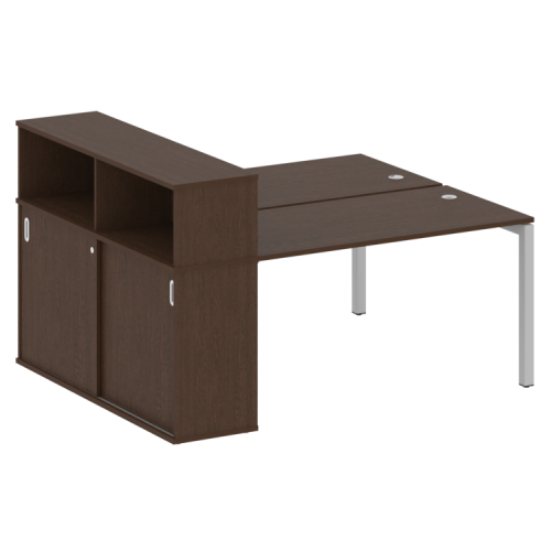 Бенч-система с шкафом-купе на П-обр. м/к Metal System Quattro 50БП.РС-СШК-2.3 фото 9