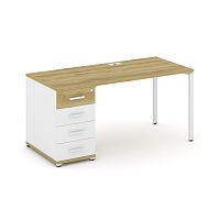 Стол офисный с опорной тумбой Concept CN.SP-402