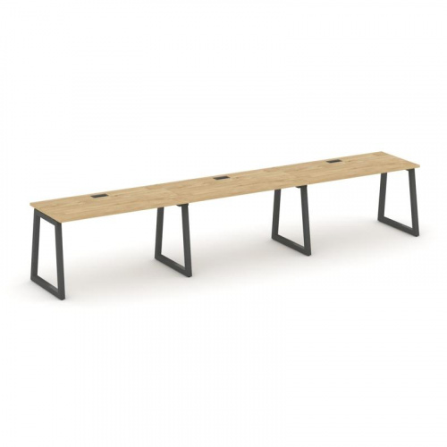 Style Project Рабочая станция 1 сторон. SN-5T1.ORS-043 Акация Лорка/Металл Антрацит/Заглушка Пластик фото 22