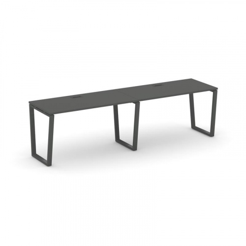 Style Project Рабочая станция 1 сторон. SN-6T2.ORS-024 Акация Лорка/Металл Антрацит/Заглушка Пластик фото 27