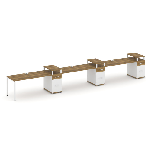 Бенч-система на 3 места с 3 опорными тумбами Concept CN.ORS-464 фото 8 Бенч-система на 3 места с 3 опорными тумбами Concept CN.ORS-464 фото 8