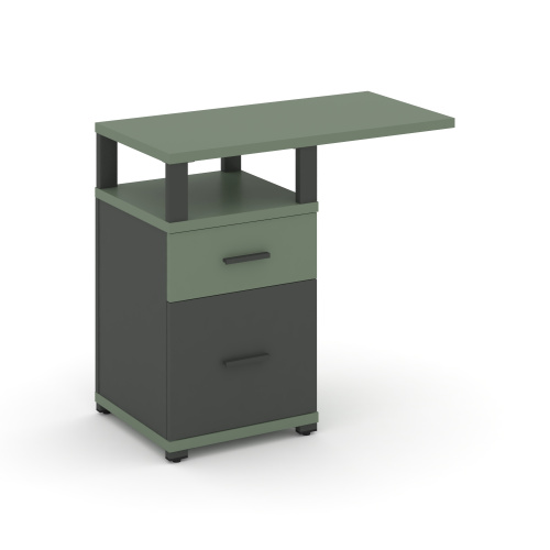 Тумба приставная с 1 ящиком Concept CN.TUS-004 W фото 2