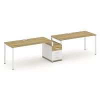 Бенч-система на 2 места с 1 опорной тумбой Concept CN.ORS-304