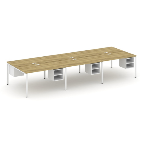 Бенч-система на 6 мест с подвесными тумбами Concept CN.DRS-147 фото 11 Бенч-система на 6 мест с подвесными тумбами Concept CN.DRS-147 фото 11