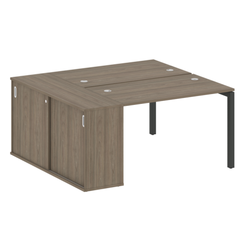 Бенч-система с шкафом-купе на П-обр. м/к Metal System Quattro 50БП.РС-СШК-1.2 Бенч-система с шкафом-купе на П-обр. м/к Metal System Quattro 50БП.РС-СШК-1.2