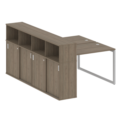 Бенч-система с шкафом-купе на О-обр. м/к Metal System Quattro 40БО.РС-СШК-4.2 фото 3 Бенч-система с шкафом-купе на О-обр. м/к Metal System Quattro 40БО.РС-СШК-4.2 фото 3