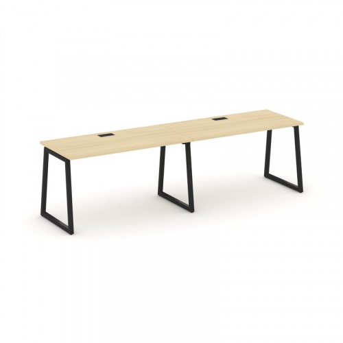 Style Project Рабочая станция 1 сторон. SN-4T1.ORS-024 Акация Лорка/Металл Антрацит/Заглушка Пластик фото 25