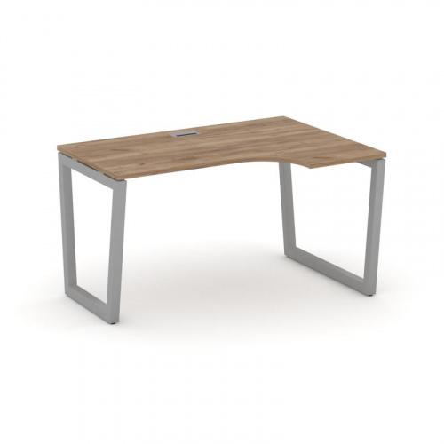 Style Project Стол рабочий эргоном. SN-5T2.SPA-002(R) Акация Лорка/Металл Антрацит/Заглушка Пластик фото 10