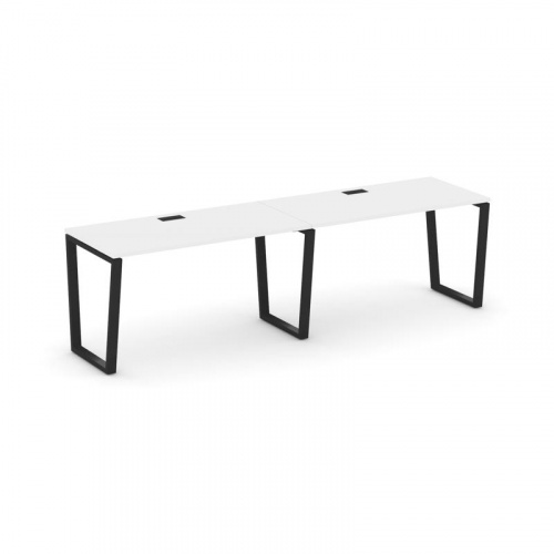 Style Project Рабочая станция 1 сторон. SN-6T2.ORS-024 Акация Лорка/Металл Антрацит/Заглушка Пластик фото 8