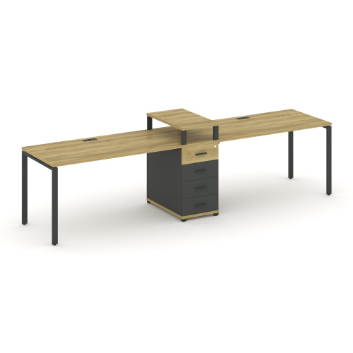 Бенч-система на 2 места с 1 опорной тумбой Concept CN.ORS-418 фото 4