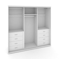 Корпус 3-х секционного шкафа низкого L=2069мм Maris SH.K3-4.2 K5