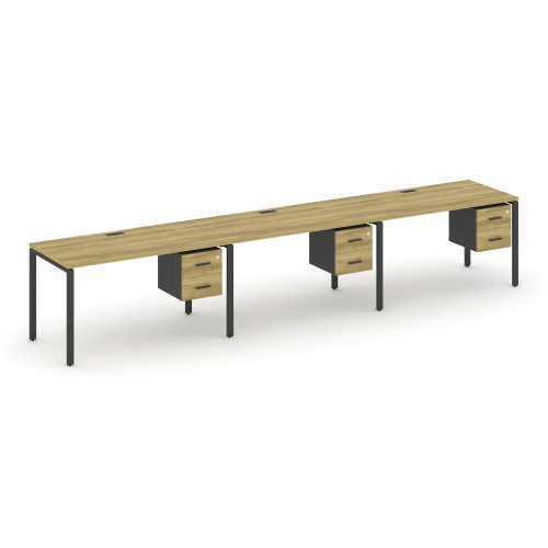 Бенч-система на 3 места с подвесными тумбами Concept CN.ORS-136 фото 4 Бенч-система на 3 места с подвесными тумбами Concept CN.ORS-136 фото 4