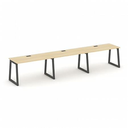 Style Project Рабочая станция 1 сторон. SN-5T1.ORS-053 Акация Лорка/Металл Антрацит/Заглушка Пластик