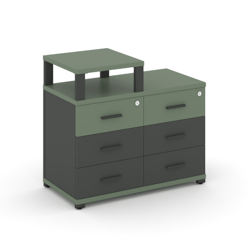 Тумба приставная с 6 ящиками Concept CN.TSP-008 A Тумба приставная с 6 ящиками Concept CN.TSP-008 A