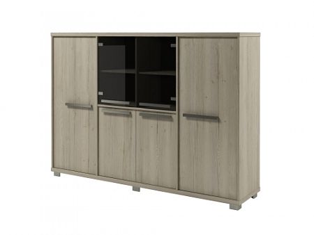 Шкаф четырехсекционный с гардеробом Z-34-02