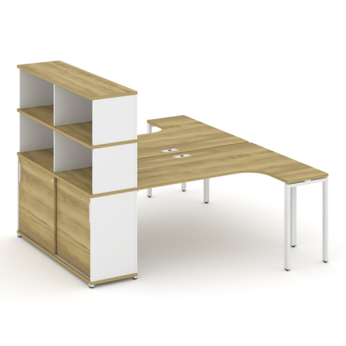 Бенч-система с опорным шкафом-купе с надставкой Concept CN.DSA-222 фото 11 Бенч-система с опорным шкафом-купе с надставкой Concept CN.DSA-222 фото 11