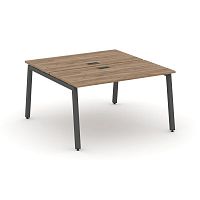 Style Project Рабочая станция 2-х сторон. SN-5A.DRS-023 Дуб Табак/Металл Антрацит 1380*1632*750