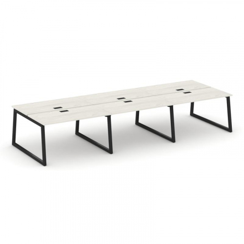 Style Project Рабочая станция 2-х сторон. SN-5T1.DRS-064 Акация Лорка/Металл Антрацит/Заглушка Пласт фото 8