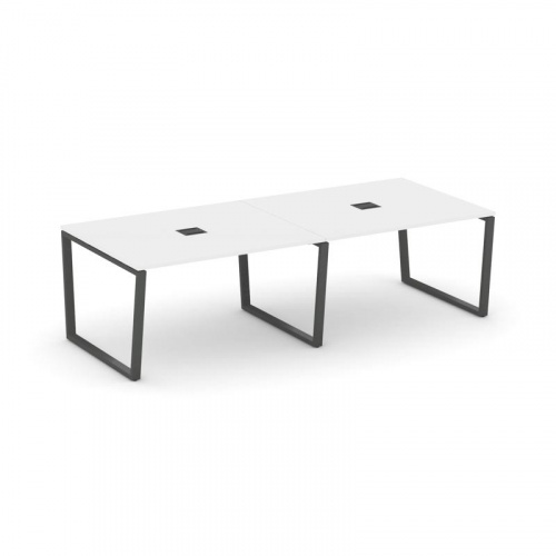 Style Project Стол переговорный SN-6T2.SPRG-042 Акация Лорка/Металл Антрацит/Заглушка Металл Антраци фото 26