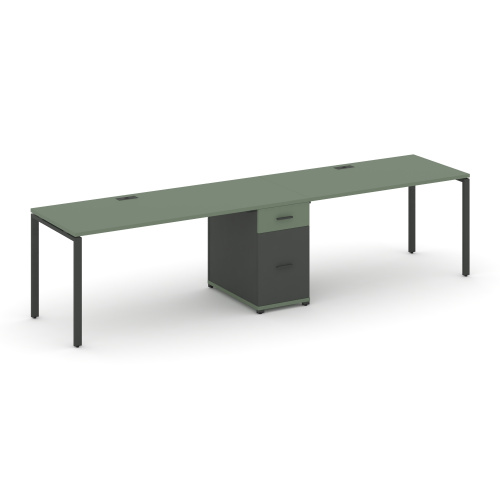 Бенч-система на 2 места с 1 опорной тумбой Concept CN.ORS-405 фото 2 Бенч-система на 2 места с 1 опорной тумбой Concept CN.ORS-405 фото 2