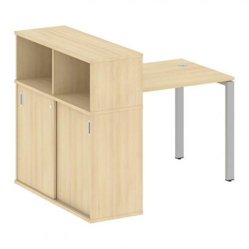 Стол письменный с шкафом-купе на П-обр. м/к Metal System БП.РС-СШК-3.1 фото 11 Стол письменный с шкафом-купе на П-обр. м/к Metal System БП.РС-СШК-3.1 фото 11