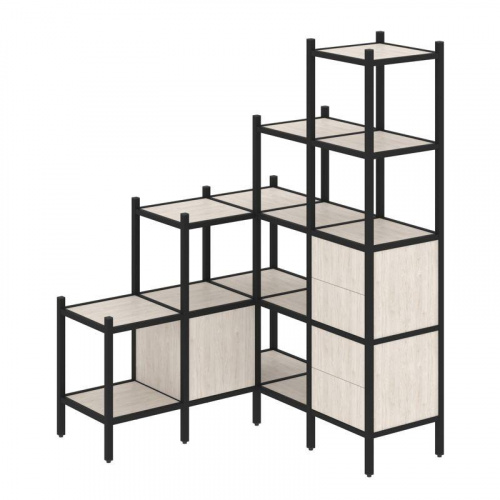 Стеллаж офисный угловой Loft VR.L-40 фото 5 Стеллаж офисный угловой Loft VR.L-40 фото 5