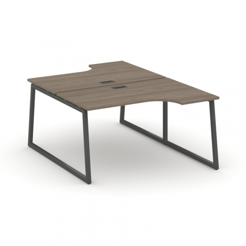 Style Project Рабочая станция эргоном. SN-4T1.DRPA-022 Акация Лорка/Металл Антрацит/Заглушка Пластик фото 9