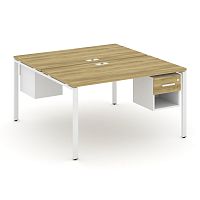 Бенч-система на 2 места с подвесными тумбами Concept CN.DRS-119