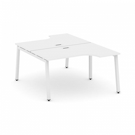 Style Project Рабочая станция эргоном. SN-5A.DRPA-022 Белый/Металл Белый 1580*1632/1992*750