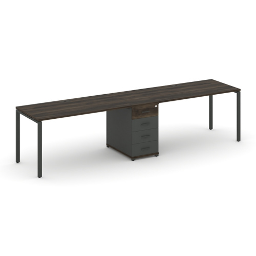 Бенч-система на 2 места с 1 опорной тумбой Concept CN.ORS-401 фото 3 Бенч-система на 2 места с 1 опорной тумбой Concept CN.ORS-401 фото 3