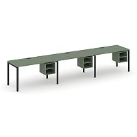 Бенч-система на 3 места с подвесными тумбами Concept CN.ORS-128