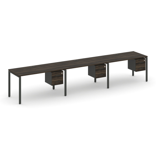 Бенч-система на 3 места с подвесными тумбами Concept CN.ORS-136 фото 3 Бенч-система на 3 места с подвесными тумбами Concept CN.ORS-136 фото 3